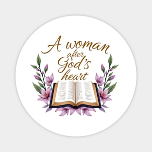 Christian Woman – A Woman After God’s Heart Magnet